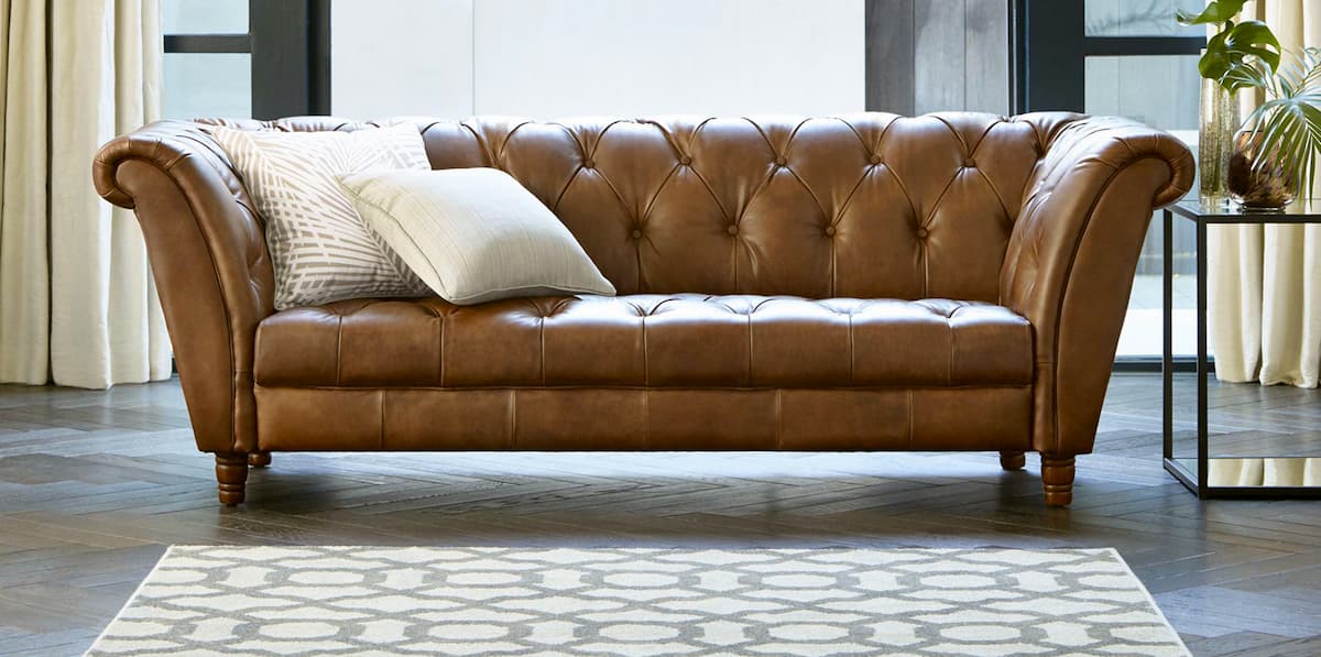 leather sofa comfort