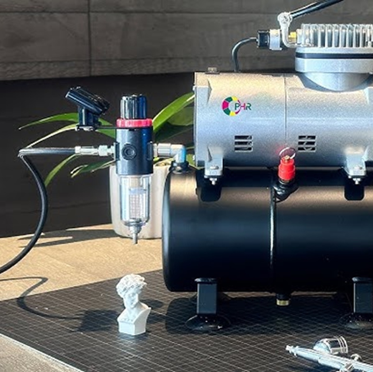 airbrush compressor usage