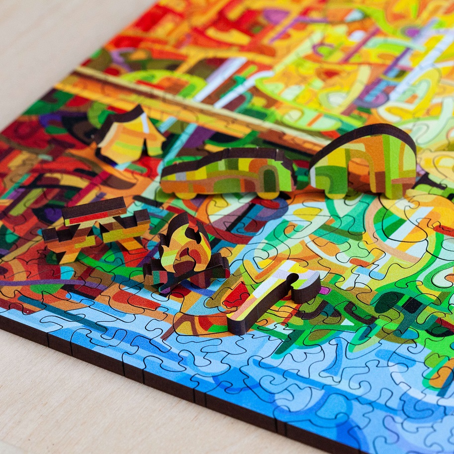 Wooden puzzle